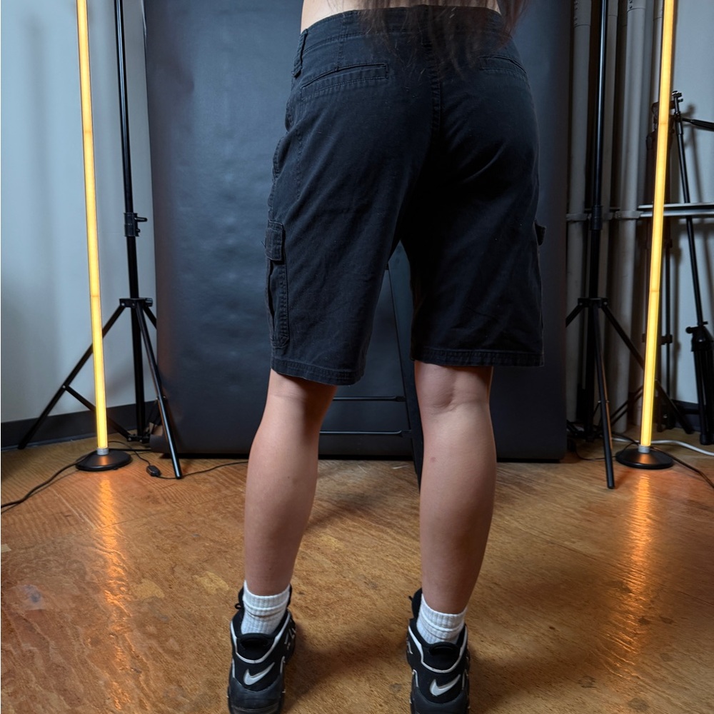 Retro Wrangler Women's Black Cargo Shorts